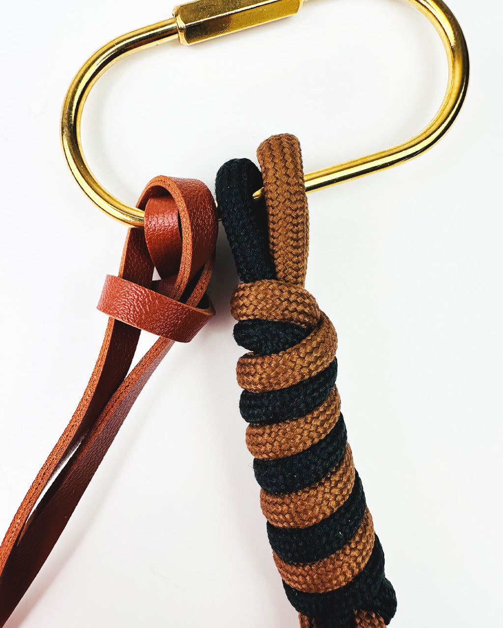 Bear Keychain & Bag Charm – Handmade Vegan Leather Accessory