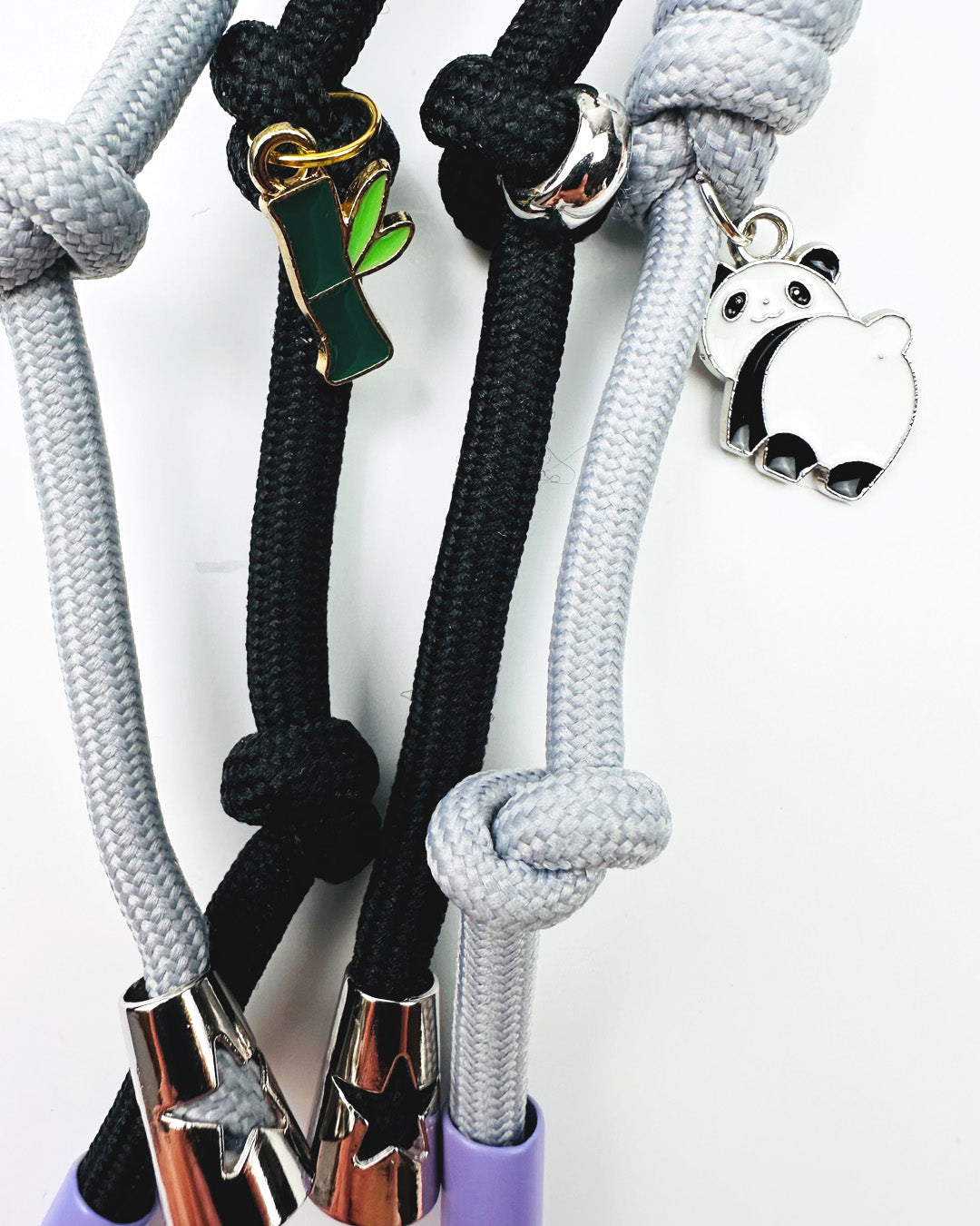 Grumpy Panda Keychain & Bag Charm – Quirky Handmade Accessory