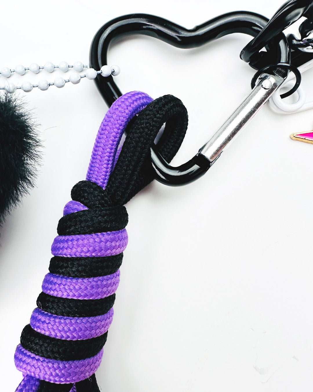 Handmade Cat Bag Charm - Plush Keychain Charm, Car & Handbag Accessory